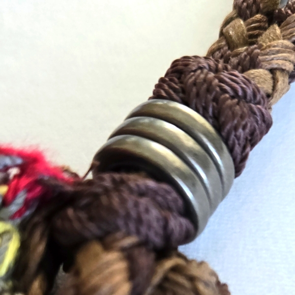 The Sak Sakroots Happy & Free Multi Colored Crocheted Hobo Shoulder Handbag - Picture 8 of 11